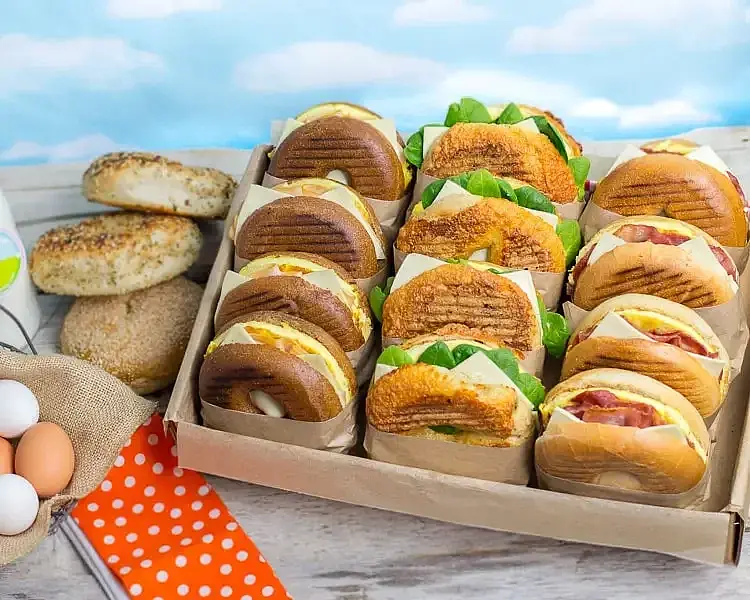 Bagel Egg Sandwich Tray