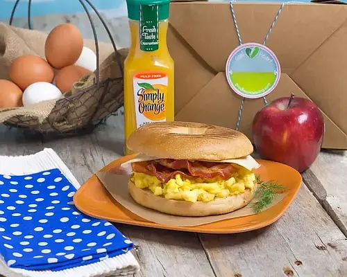 Brooklyn Bagel Egg Sandwich Box