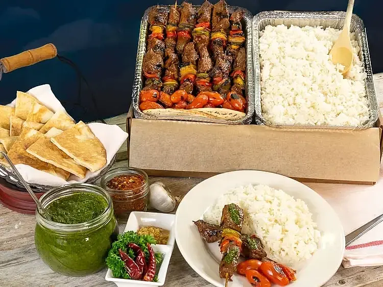 Chimichurri Beef Skewer Combo