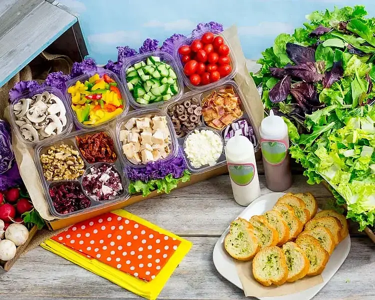 Salad Builder Bar Buffet