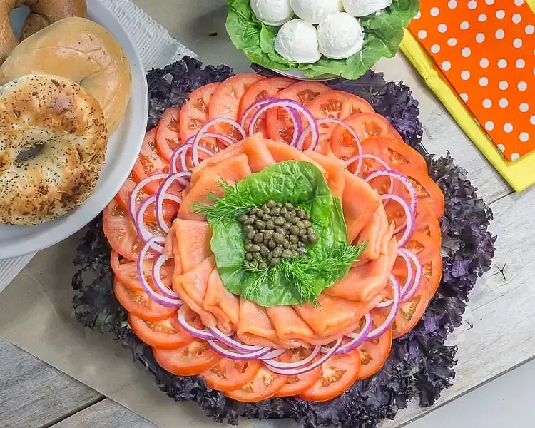 Bagel and Lox Tray