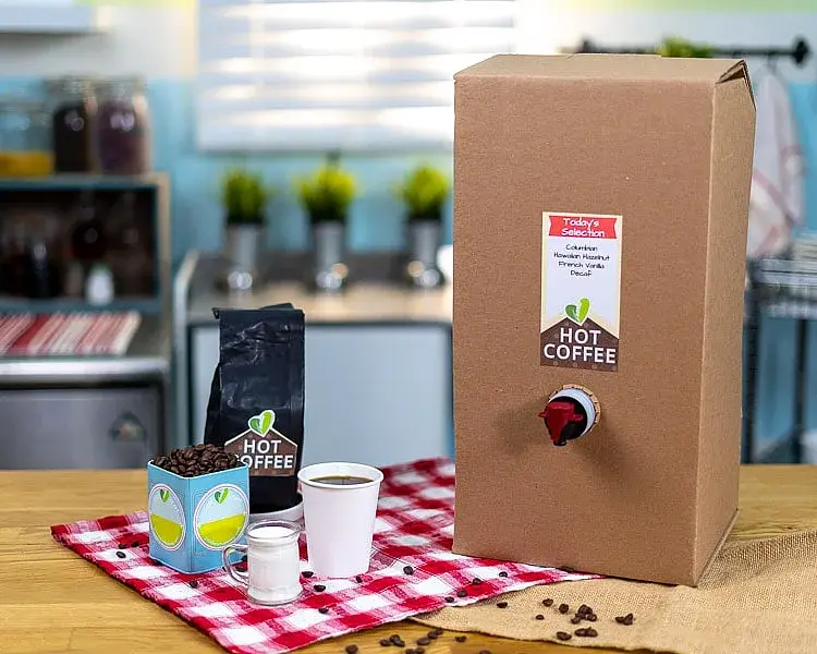 Jumbo Coffee Traveler (Columbian Choice, Half and Half)